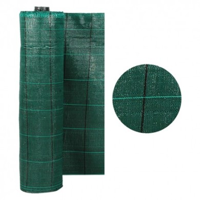 Rete Pacciamatura Verde - Riga Quadro Nero - Varie Misure